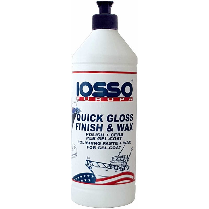 Iosso Quick Gloss Finish & Wax Polish Con Cera 1 Lt 86041 Zoom